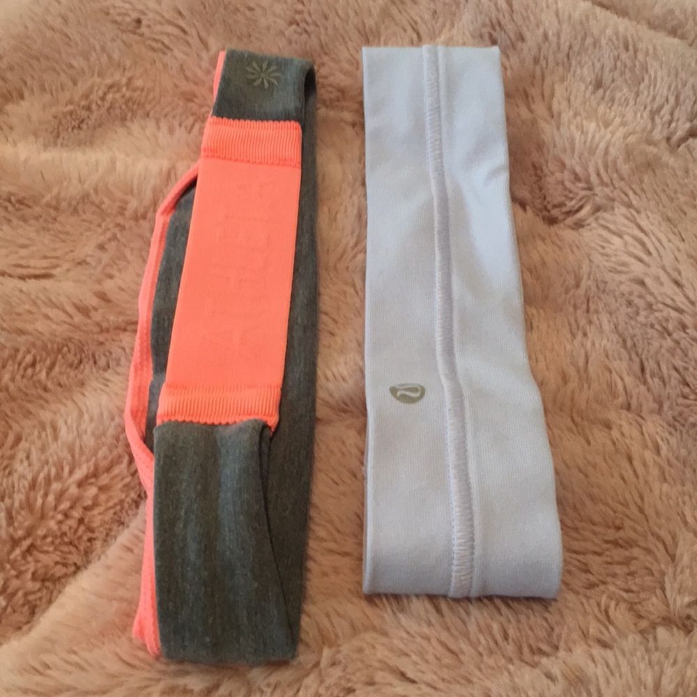HEADBANDS Lulu lemon and Athleta workout headbands